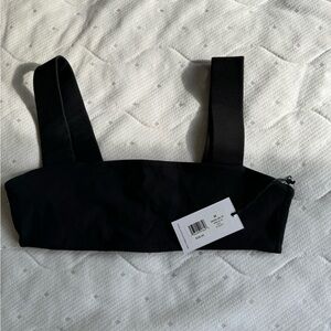 WeWoreWhat Bandeau Bra Top: Black